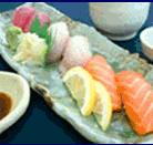 sushi & nabe combination
